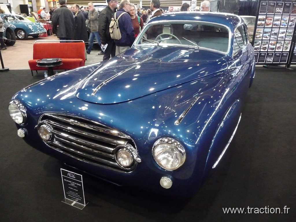 2011_epoquauto (54).jpg - 05/11/2011 - 69000 LYON - EPOQU'AUTO - 33ème Salon International Autos & Motos Anciennes - DELAHAYE 135 M GHIA - 1950